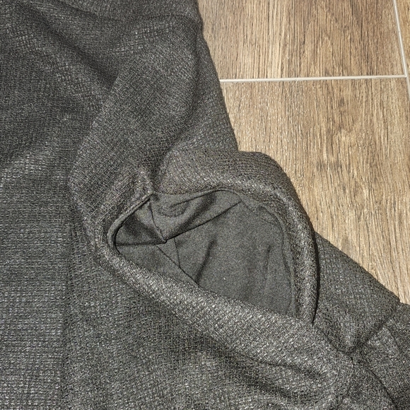 Free People Avery One Shoulder Black Mini Dress Sz M Ruffle Hem,Pockets - Picture 8 of 14